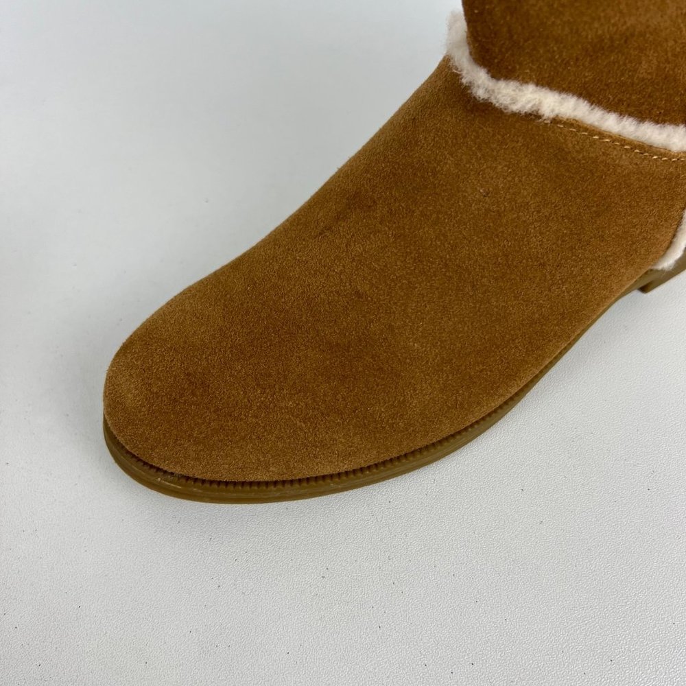UGG Coletta Girls Chestnut Brown Suede Ankle Boots 1094579K Winter Youth size 3 - Picture 9 of 15